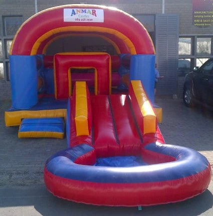 Fun Bouncer with Big Pond & Roof