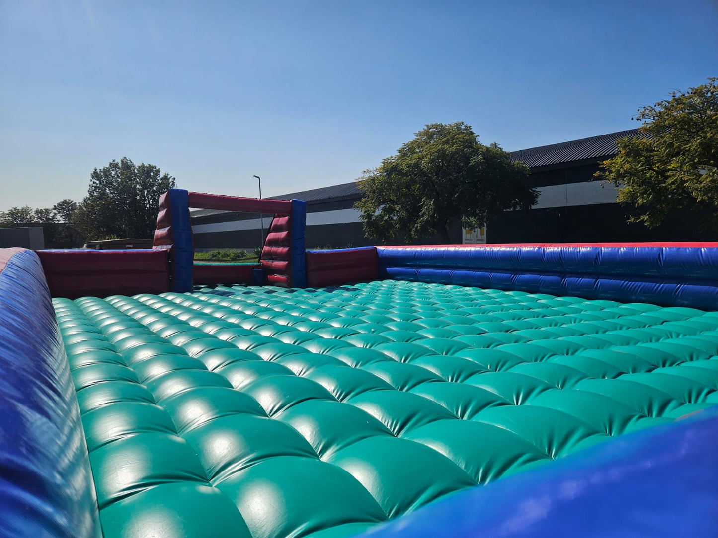 Inflatable Soccer Field with Bubble Floor
