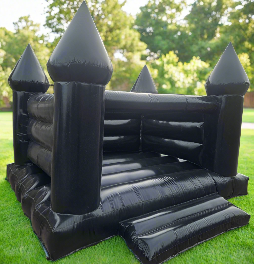 Black Wedding Castle with Solid Walls