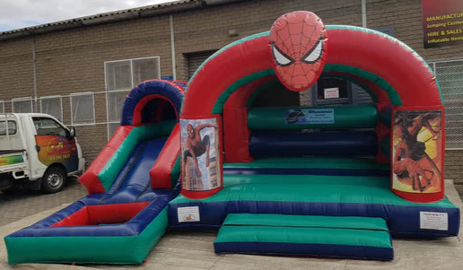 Spiderman with Roof/Slide & Pond