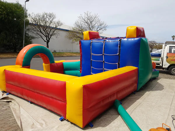 Foam Pond & Slide with Side Pool