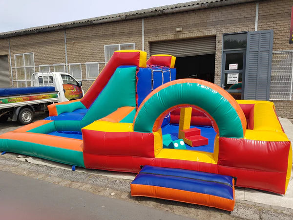 Foam Pond & Slide with Side Pool
