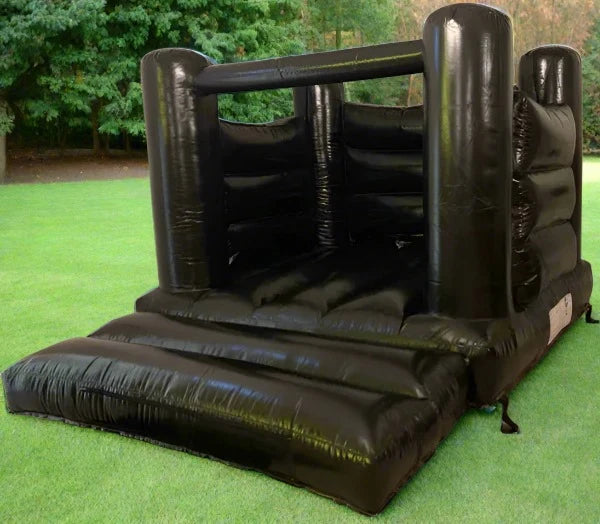 Black Castle with Flat Tops & Solid Walls