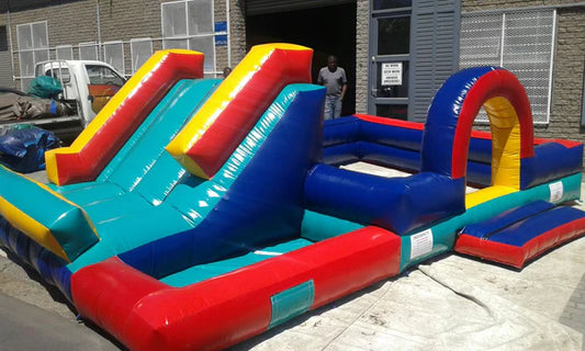 Foam Pond & Slide with Side Pool