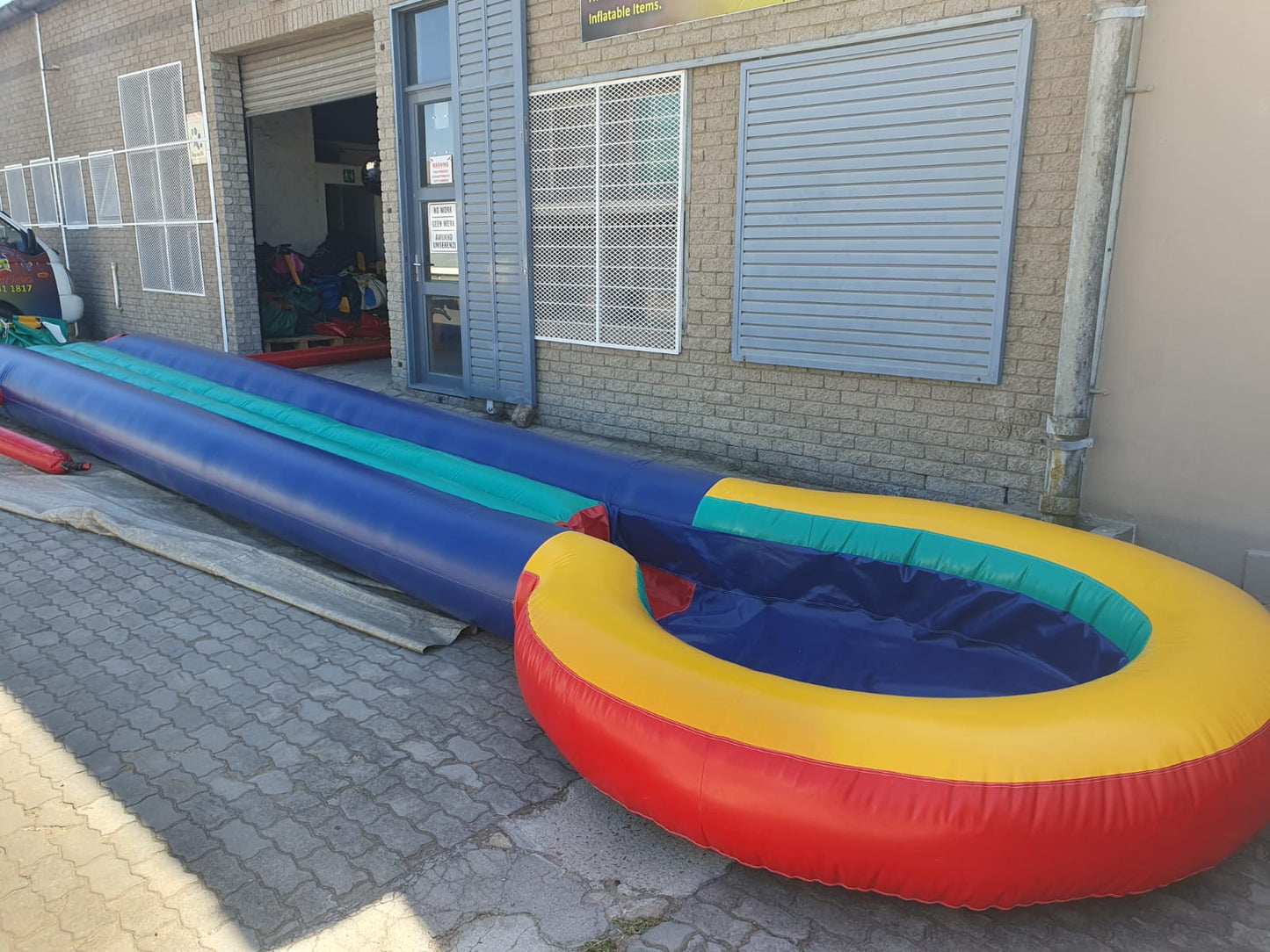 Water Slide with Lolli Pond