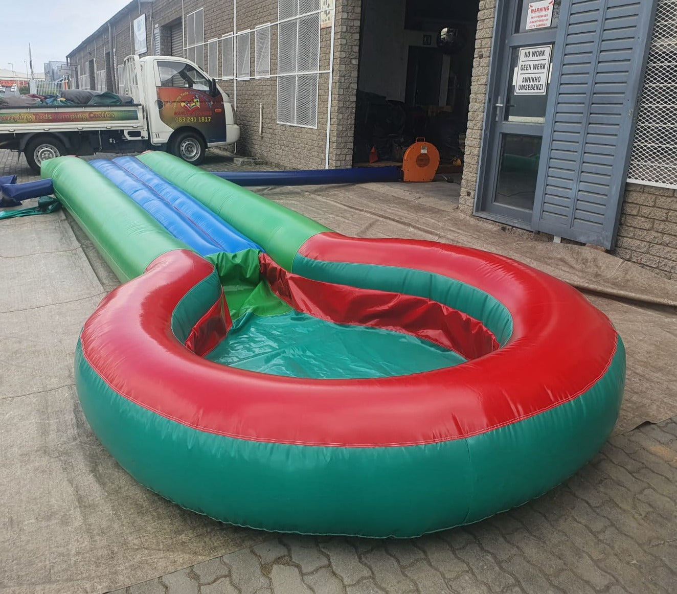 Water Slide with Lolli Pond