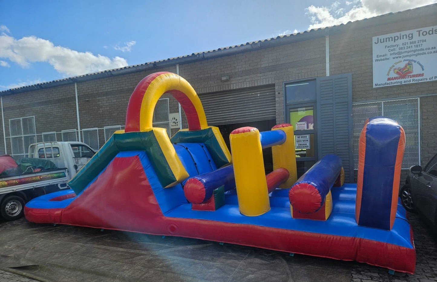 Inflatable Obstacle Slide