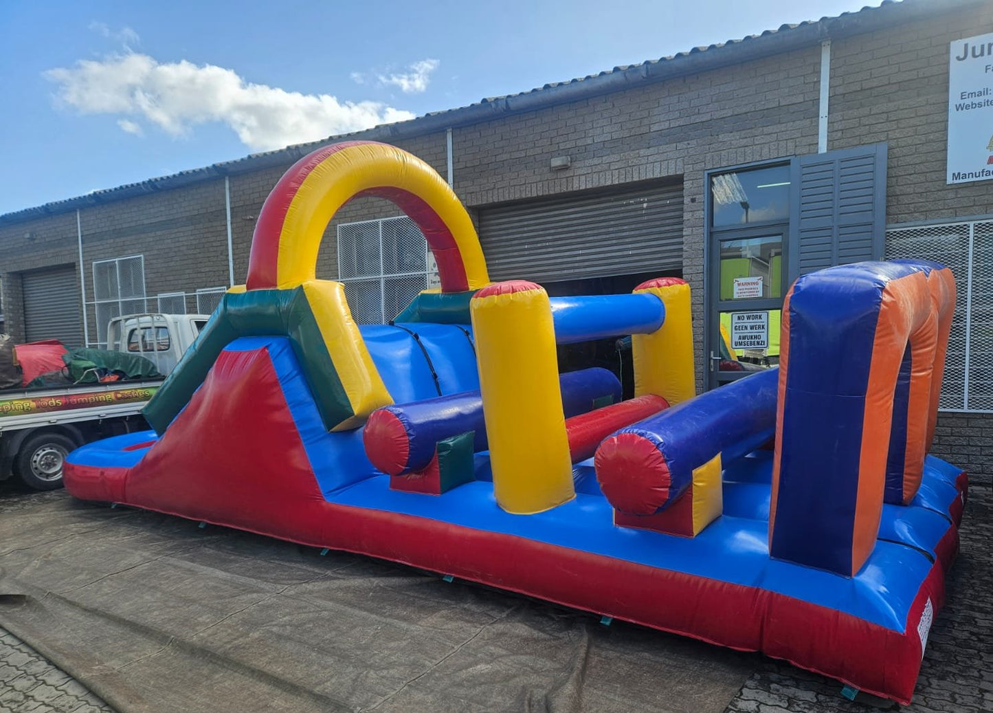 Inflatable Obstacle Slide