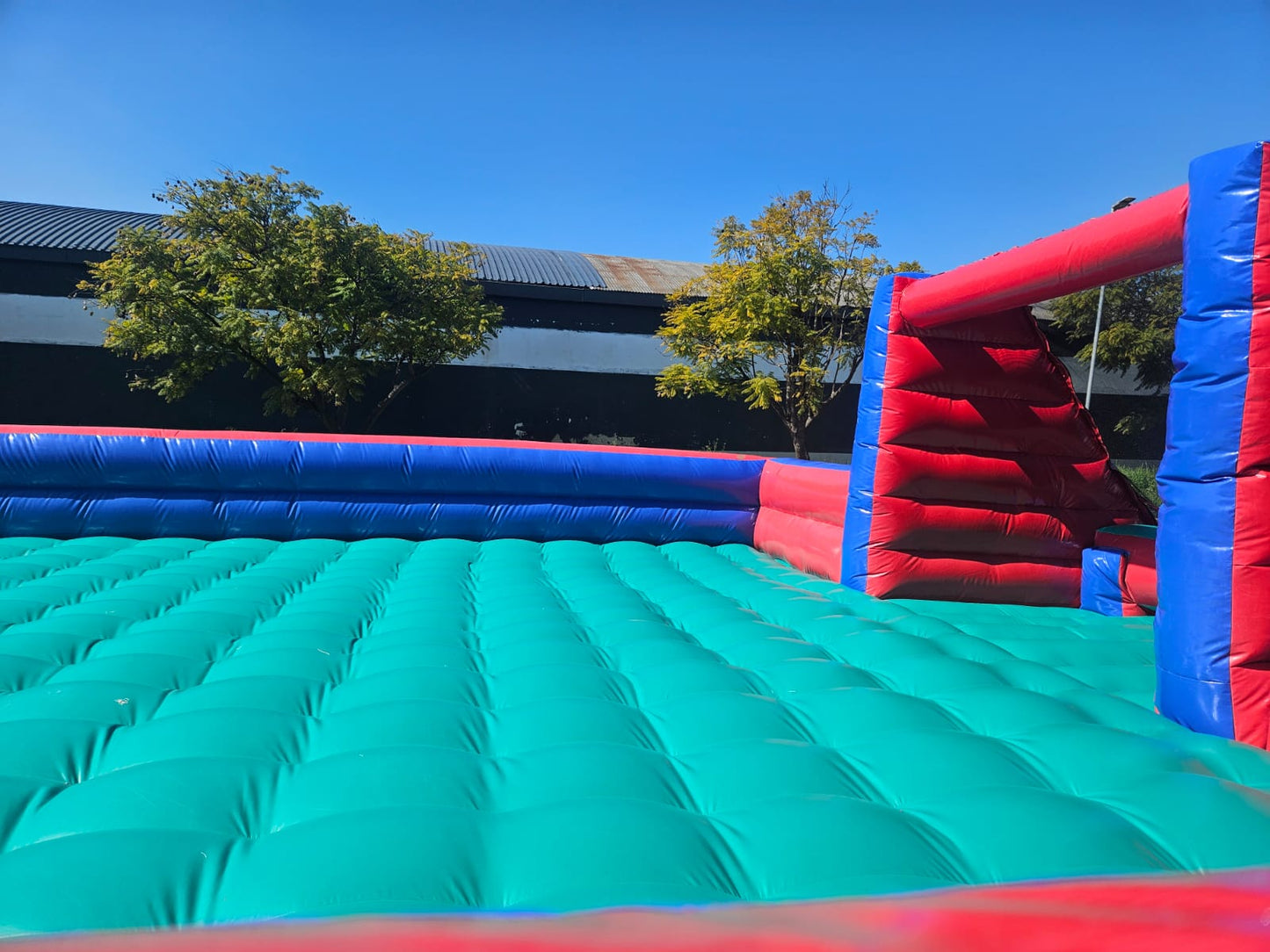Inflatable Soccer Field with Bubble Floor