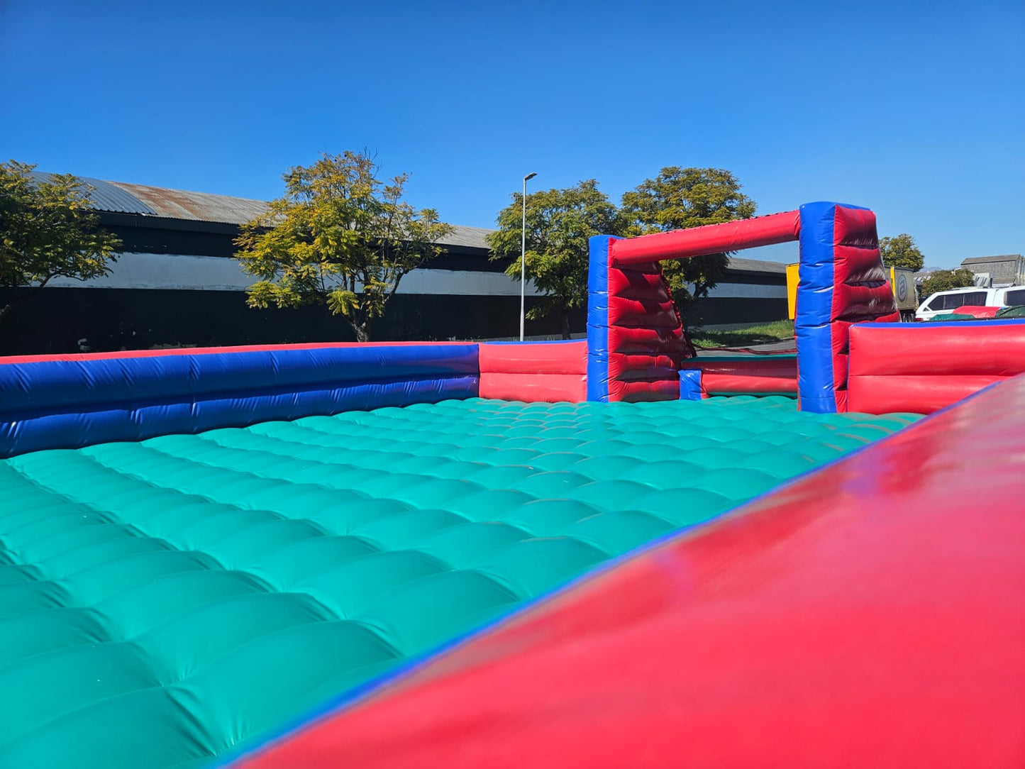 Inflatable Soccer Field with Bubble Floor