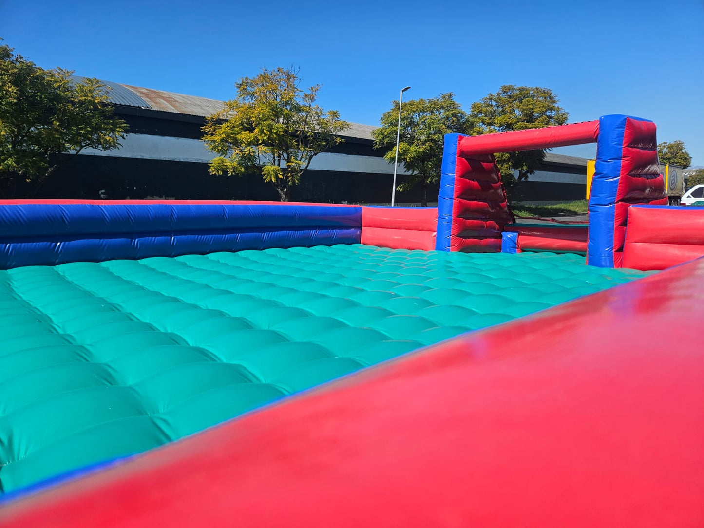 Inflatable Soccer Field with Bubble Floor