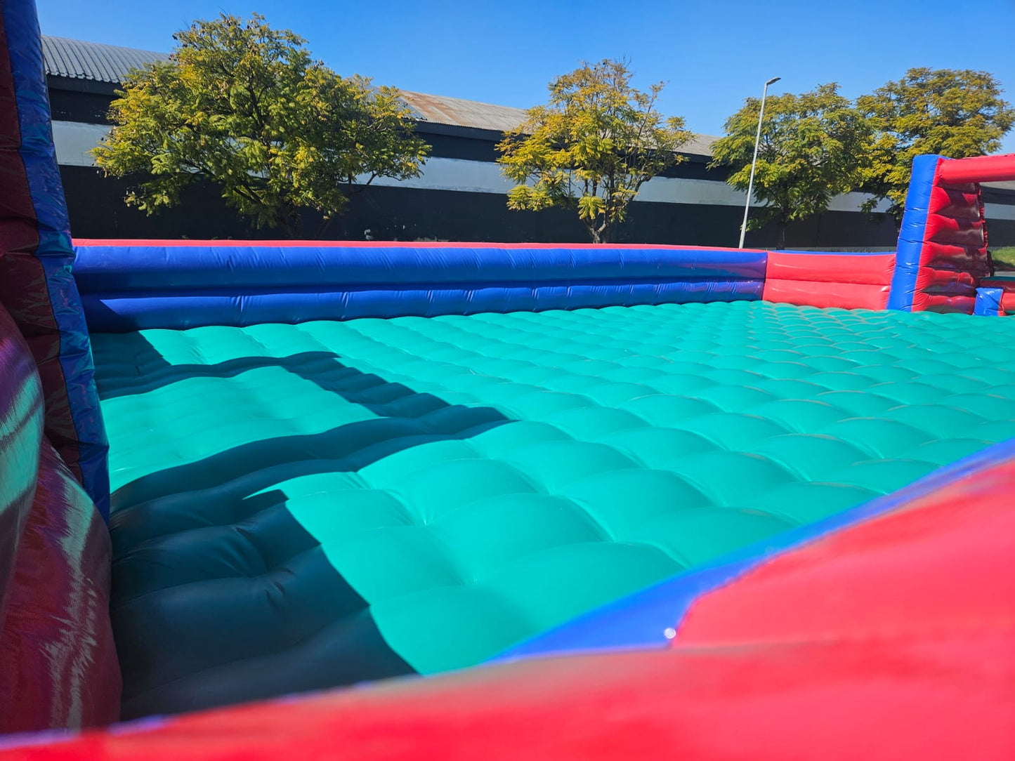 Inflatable Soccer Field with Bubble Floor