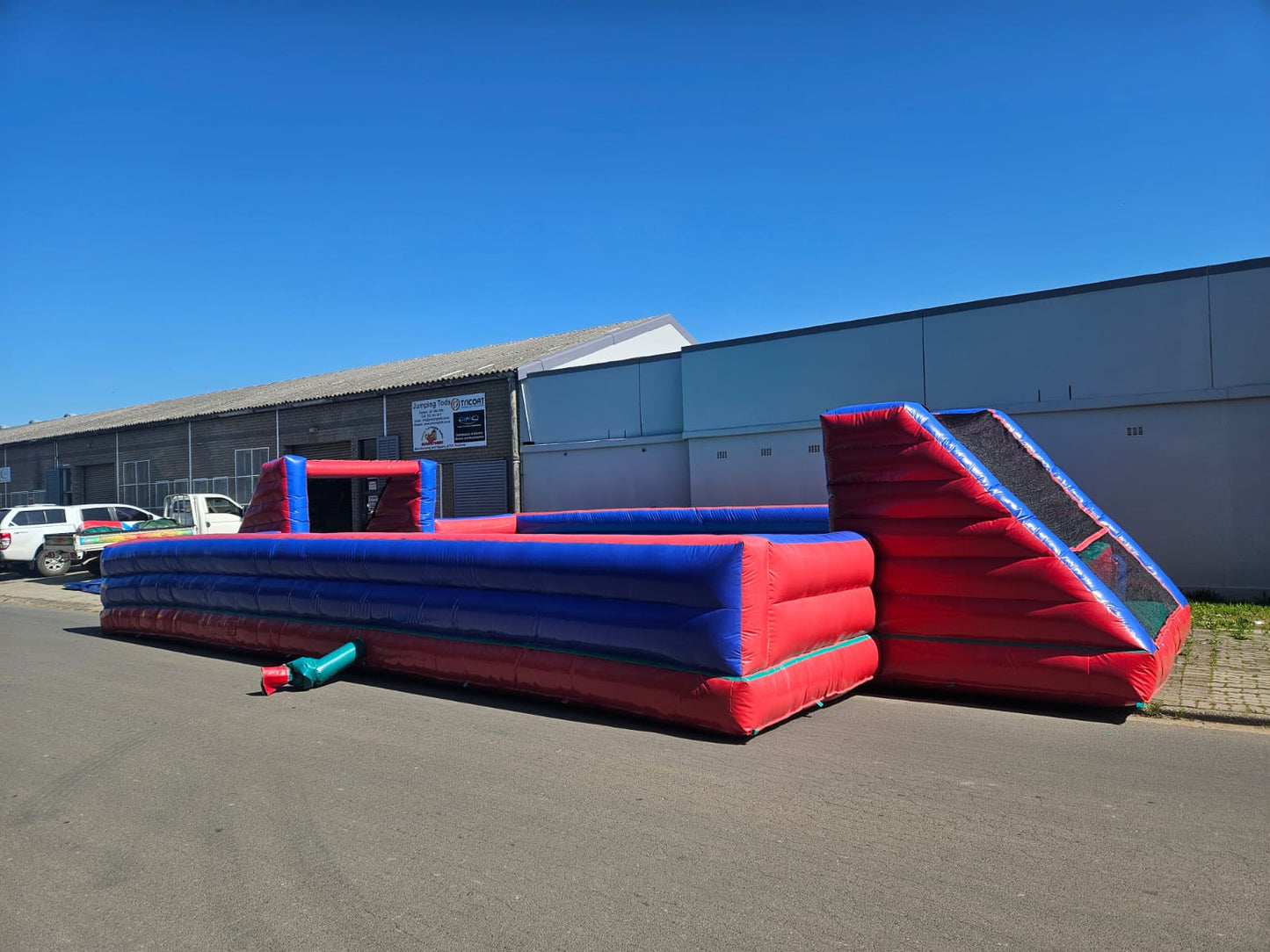 Inflatable Soccer Field with Bubble Floor