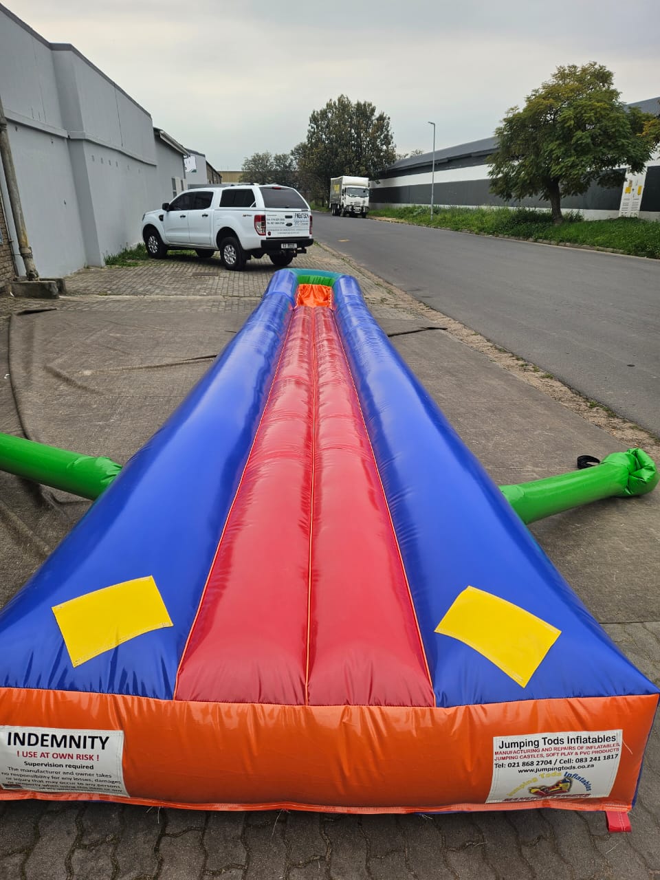 Water Slide with Normal Pond