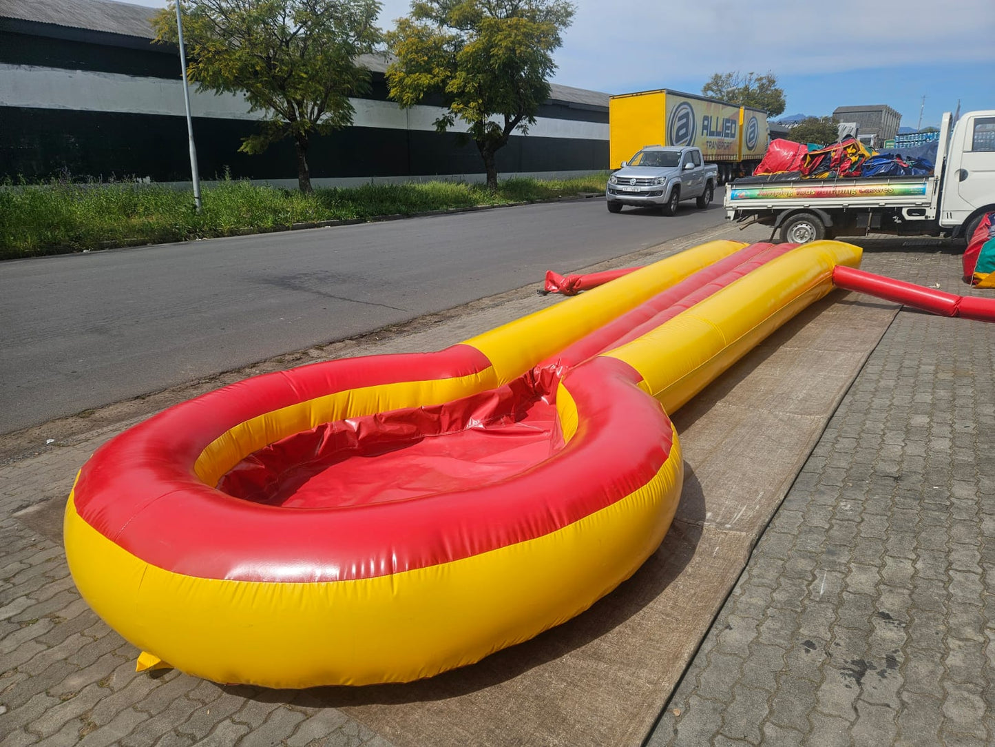 Water Slide with Lolli Pond