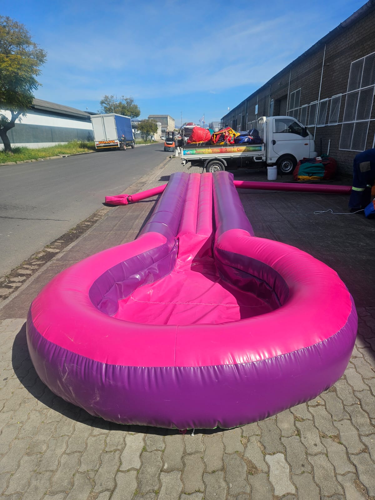 Water Slide with Lolli Pond