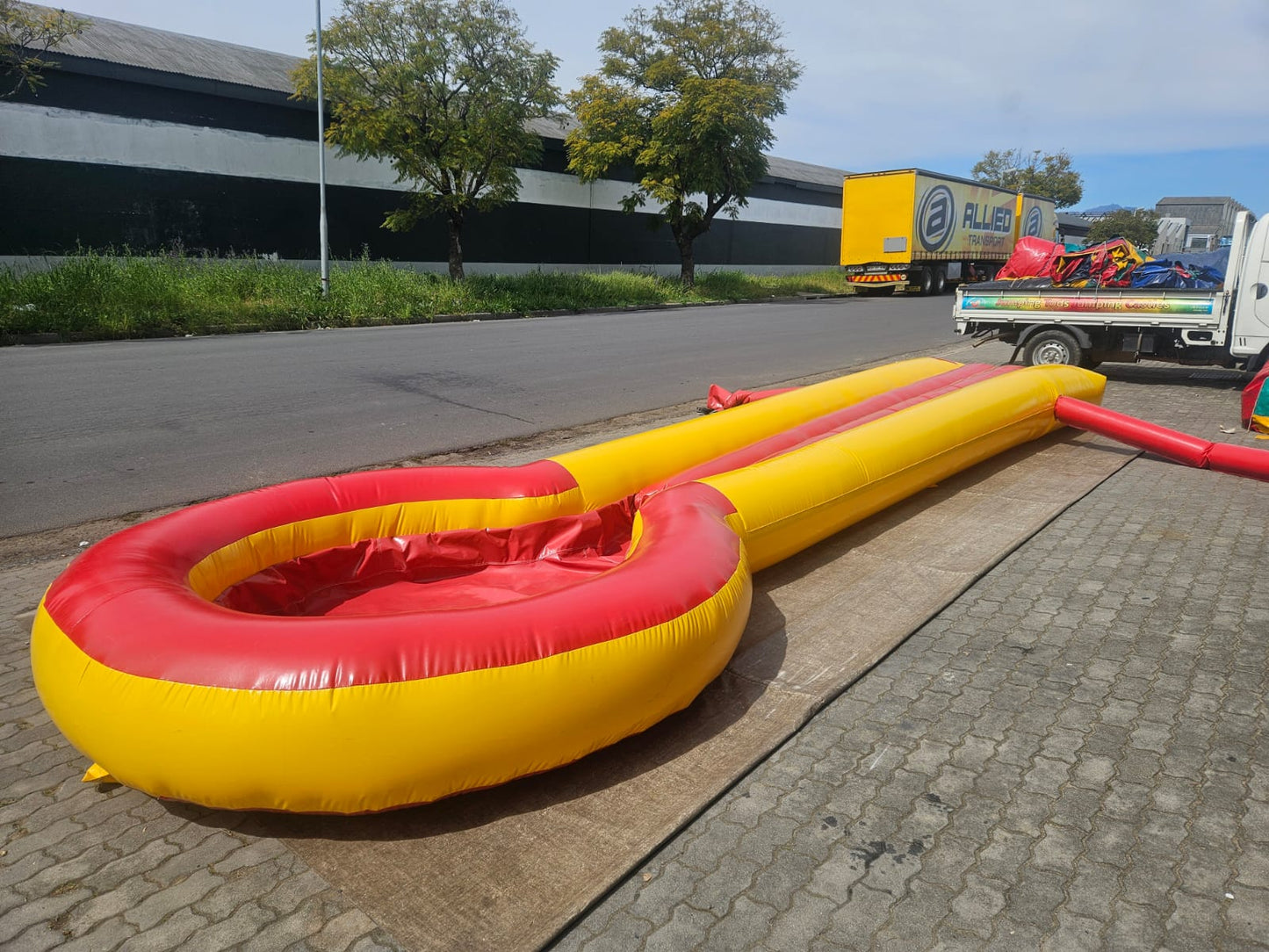 Water Slide with Lolli Pond