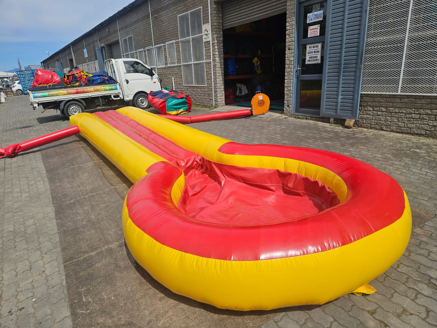 Water Slide with Lolli Pond