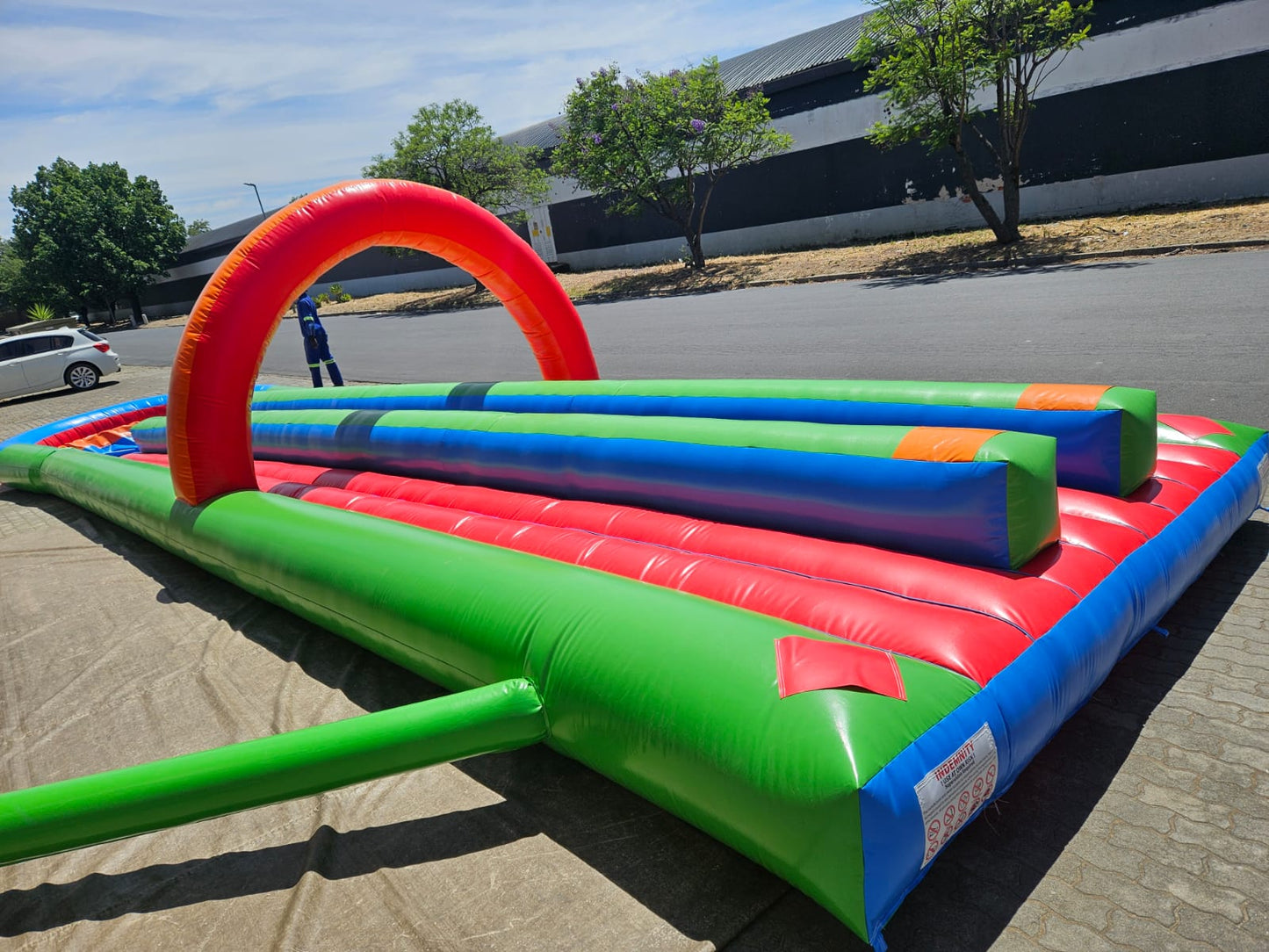 Triple Lane Water Slide