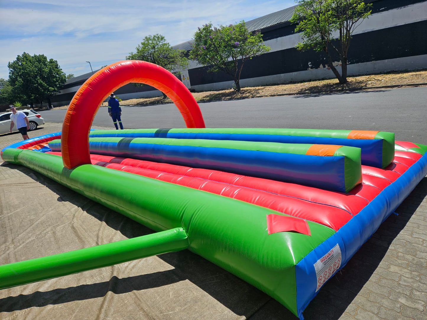 Triple Lane Water Slide