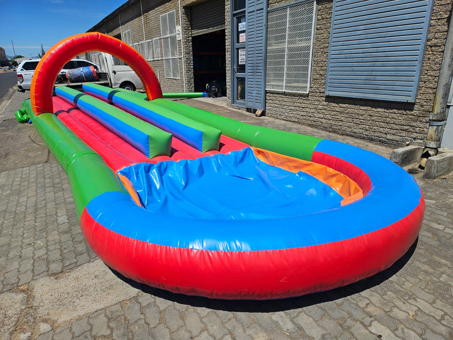 Triple Lane Water Slide