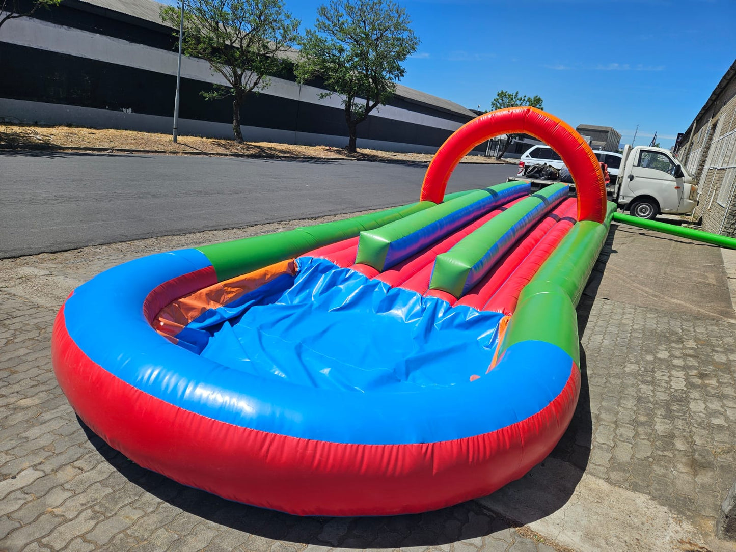 Triple Lane Water Slide