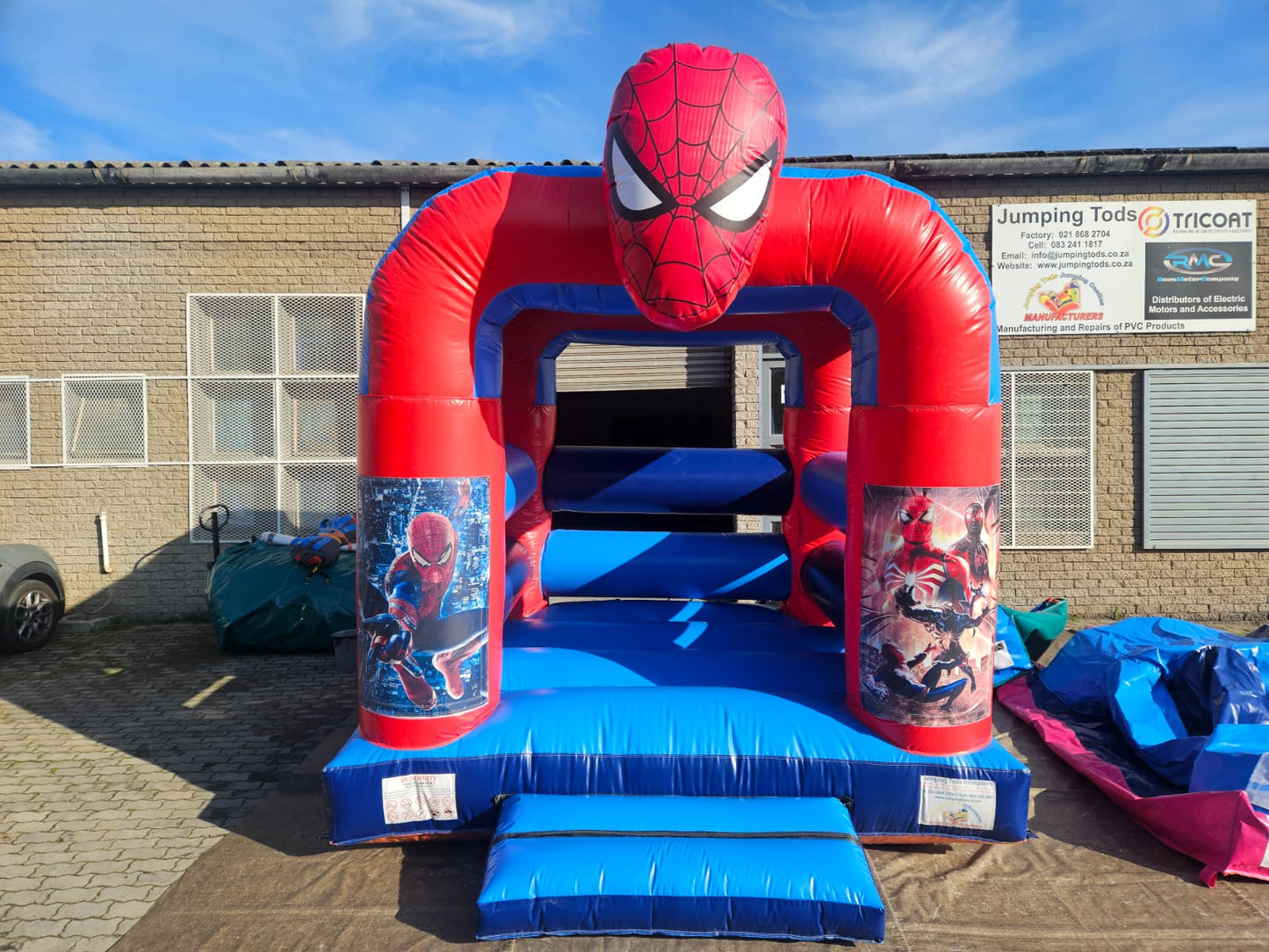 Spiderman Bouncer with Roof
