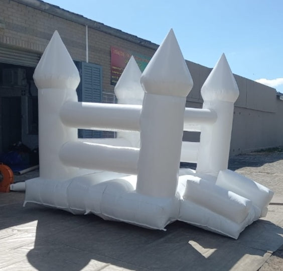 White Fairy Castle with Step Slide