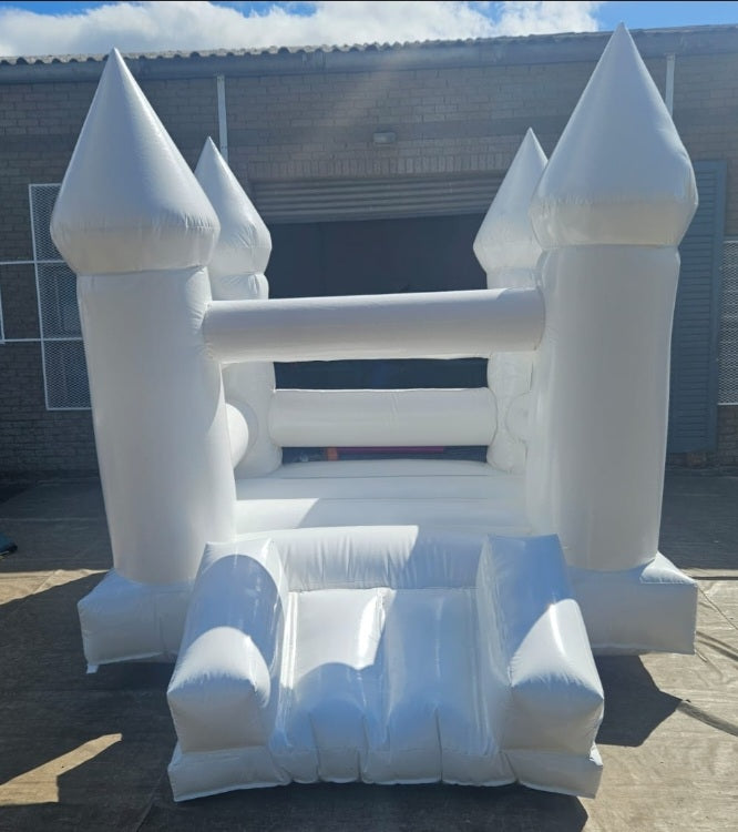White Fairy Castle with Step Slide