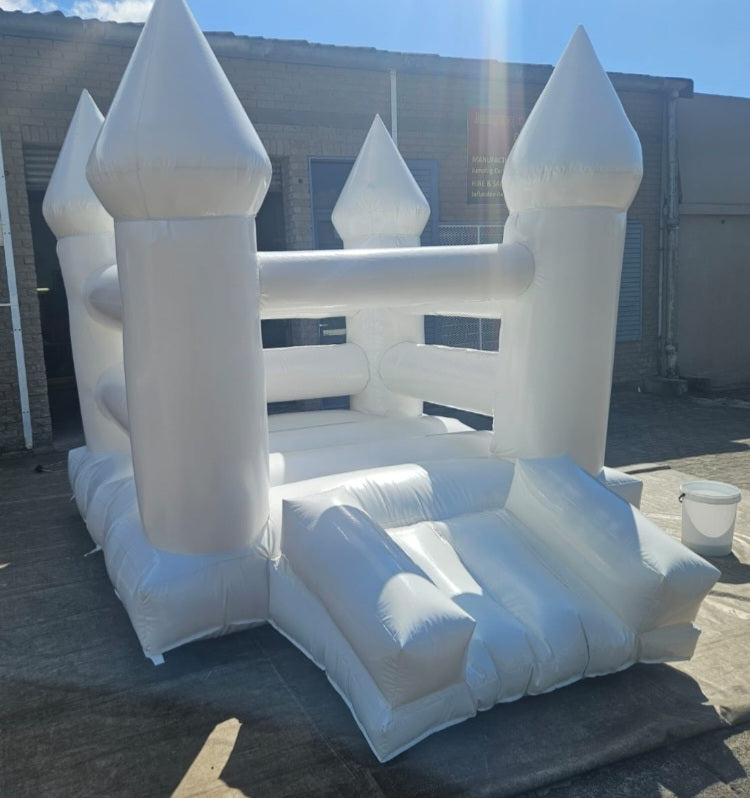 White Fairy Castle with Step Slide