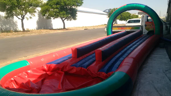 Triple Lane Water Slide