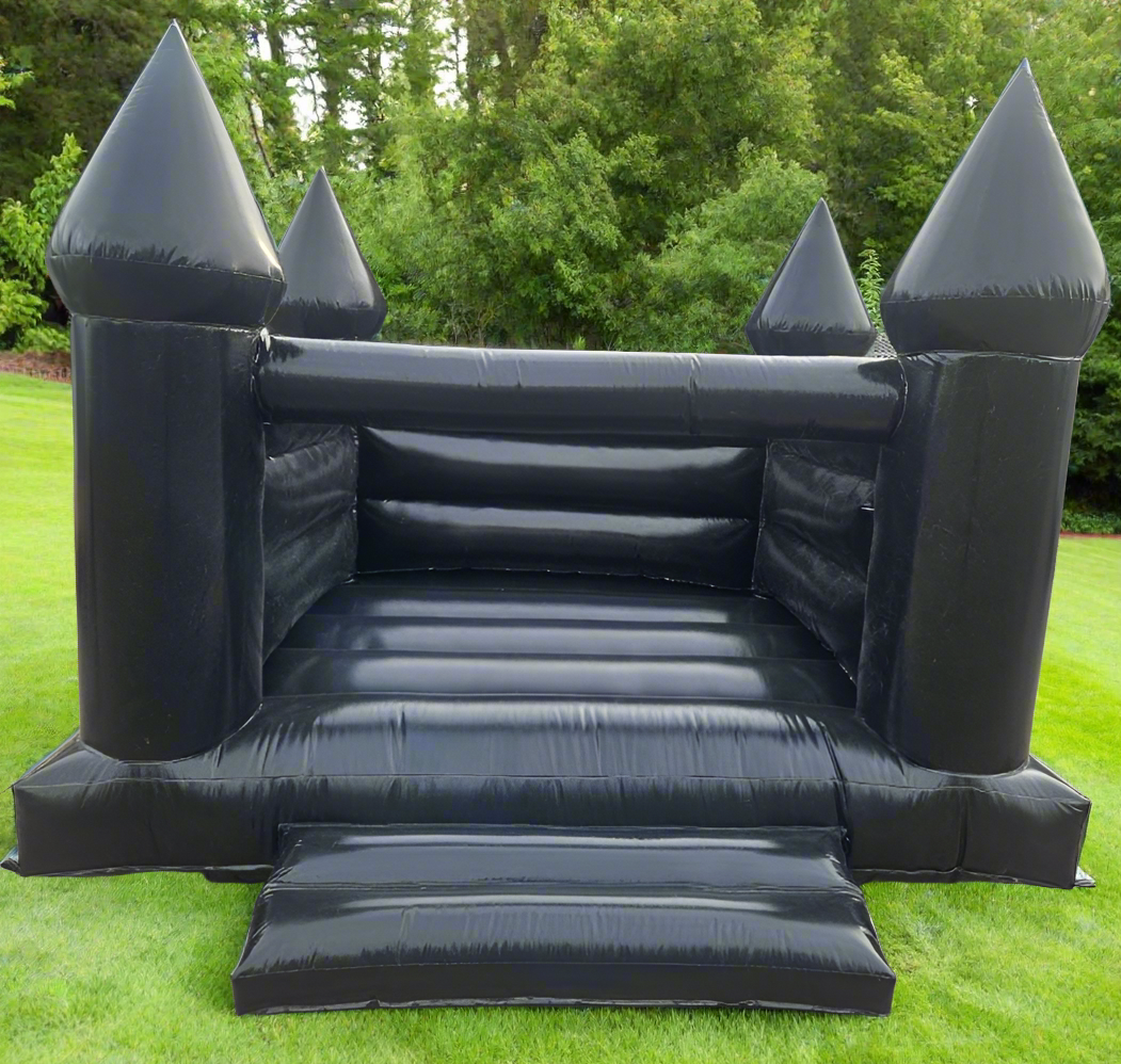 Black Wedding Castle with Solid Walls