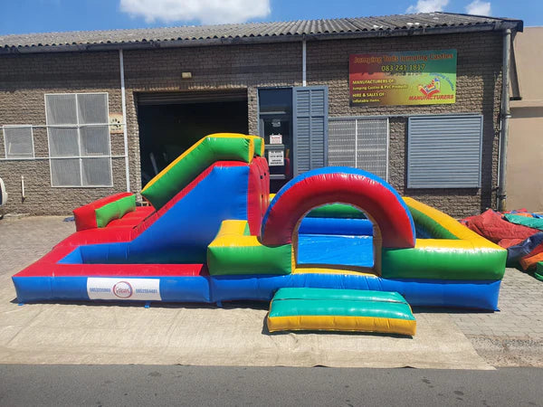 Foam Pond & Slide with Side Pool