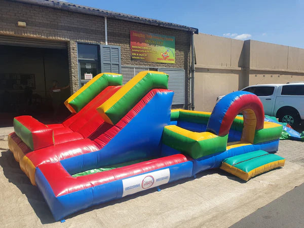 Foam Pond & Slide with Side Pool