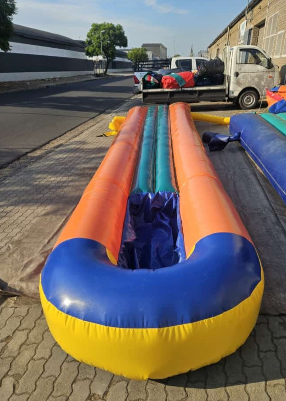 Water Slide with Normal Pond