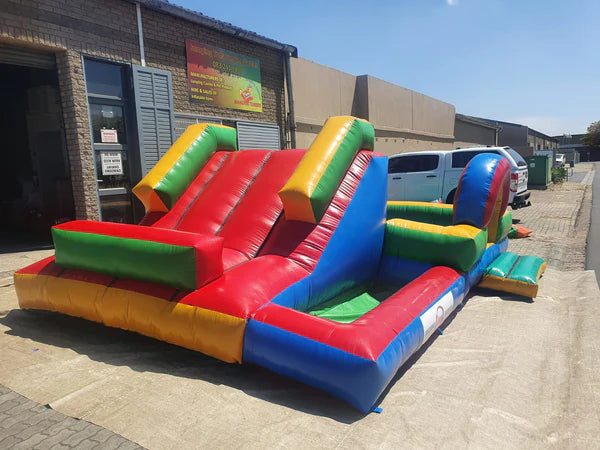 Foam Pond & Slide with Side Pool