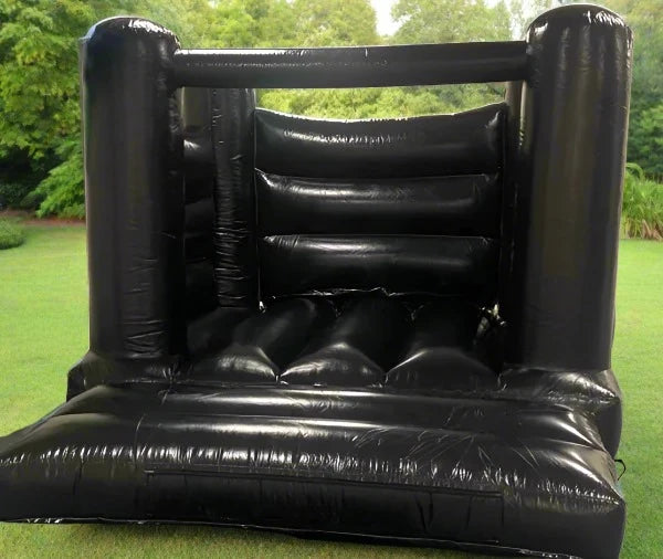 Black Castle with Flat Tops & Solid Walls